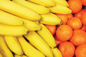 Bananas and oranges